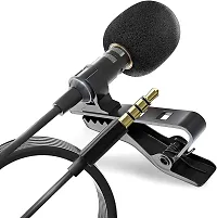 DKB - 3.5mm | Collar Mic | Noise Cancelling| Mini Metal Clip | Collar Mic| YouTube/Lectures, News, Voice - Video Recording Interview, Studio, Bloggers, Speech, Smartphonersquo;s Laptops-thumb1