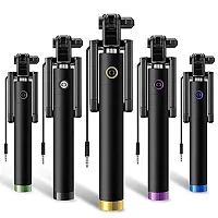 DKB - Wired Selfie Stick for All Smart Phones (Multicolour)-thumb1