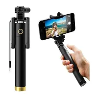 DKB - Wired Selfie Stick for All Smart Phones (Multicolour)-thumb2