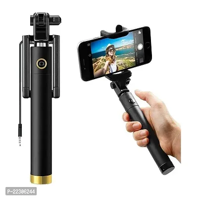 DKB - Wired Selfie Stick for All Smart Phones (Multicolour)-thumb3