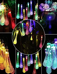 Water Drop Led String Lights - |10 Feet 14 Led String Lights With Plug|Led Serial Lights For Home Decoration,Diwali LightningChristmas (Multicolor)-thumb3