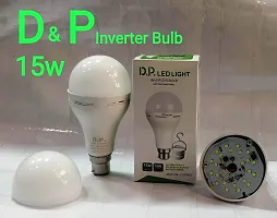 15W Rechargeable Emergency Inverter LED Bulb, Cool Day Light, White, Upto 4 Hours Battery-thumb1