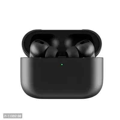 Airpod Pro with Wireless Charging Case | Active Noise Cancellation | Wireless Mobile Bluetooth |14 Hours Battery Backup | Compatible with Android and iOS.. ( BLACK )-thumb3