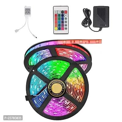 RGB Multicolour Automatic Colour Changing  LED Strip Lights with Remote Control for Festival,Diwali,TV, PC Christmas (Pack of 1)-thumb0