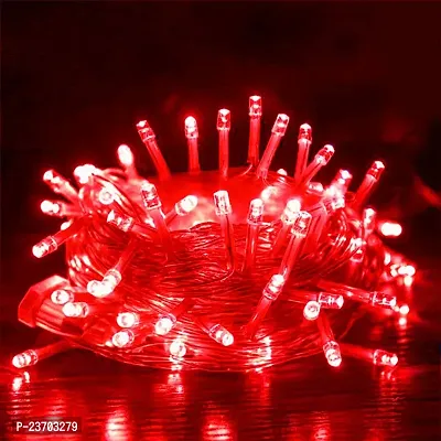 33 FEETS LONG Led Rice Lights Serial Bulbs Ladi Decoration for, Diwali Lights, Christmas Decorations, Balcony Decor, Eid Decorative (Pack of 5, Multicolor)-thumb5