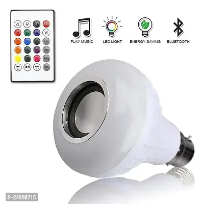 LED Music Bulb with Bluetooth Speaker Music Color changing led Bulb, DJ Lights with Remote Control Music Dimmable for Home, Bedroom, Living Room, Decoration smart bulb (Multicolor)-thumb4