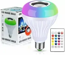 LED Music Bulb with Bluetooth Speaker Music Color changing led Bulb, DJ Lights with Remote Control Music Dimmable for Home, Bedroom, Living Room, Decoration smart bulb (Multicolor)-thumb3