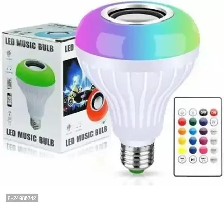 LED Music Bulb with Bluetooth Speaker Music Color changing led Bulb, DJ Lights with Remote Control Music Dimmable for Home, Bedroom, Living Room, Decoration smart bulb (Multicolor)-thumb4