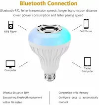 LED Music Bulb with Bluetooth Speaker Music Color changing led Bulb, DJ Lights with Remote Control Music Dimmable for Home, Bedroom, Living Room, Decoration smart bulb (Multicolor)-thumb2