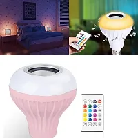 LED Music Bulb with Bluetooth Speaker Music Color changing led Bulb, DJ Lights with Remote Control Music Dimmable for Home, Bedroom, Living Room, Decoration smart bulb (Multicolor)-thumb1