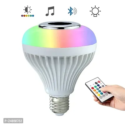 LED Music Bulb with Bluetooth Speaker Music Color changing led Bulb, DJ Lights with Remote Control Music Dimmable for Home, Bedroom, Living Room, Decoration smart bulb (Multicolor)-thumb4