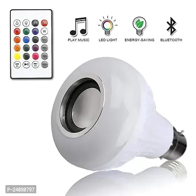 SSECC-LED Music Bulb with Bluetooth Speaker Music Color changing led Bulb, DJ Lights with Remote Control Music Dimmable for Home, Bedroom, Living Room, Decoration smart bulb (Multicolor)-thumb3