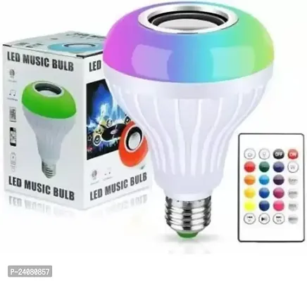 SSECC-LED Music Bulb with Bluetooth Speaker Music Color changing led Bulb, DJ Lights with Remote Control Music Dimmable for Home, Bedroom, Living Room, Decoration smart bulb (Multicolor)-thumb2