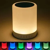 Wireless Night Light LED Touch Lamp Speaker with Portable Bluetooth  HiFi Speaker with Smart Colour Changing Touch Control USB Rechargable-thumb1