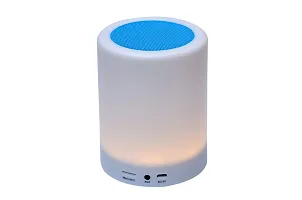 Wireless Night Light LED Touch Lamp Speaker with Portable Bluetooth  HiFi Speaker with Smart Colour Changing Touch Control USB Rechargable (Multicolor)-thumb3