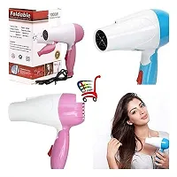 Nova Foldable Hair Dryer for Professional Women Men girls Nova NV-1290 1000 W (Pink)-thumb3