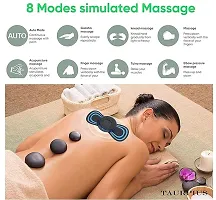 Butterfly Body Massager for Pain Relief ems Neck Massager Machine with 8 Modes and 19 Strength Levels (Black)-thumb2