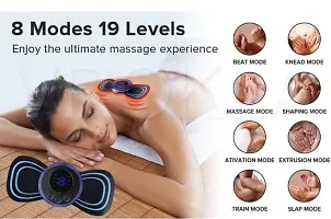 Butterfly Massager Machine For Pain Relief 8 Modes 19 Strength Levels Mini Body Massager Ems Massage Machine For Shoulder,Arms,Legs,Back Pain For MenWomen.-thumb3