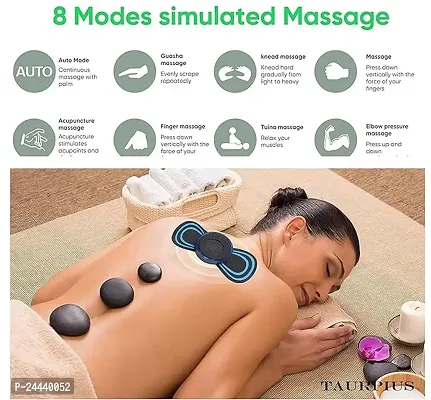 Body Massager,Wireless Portable Neck Massager with 8 Modes and 19 Strength Levels Rechargeable Pain Relief EMS Massage Machine