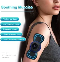 Body Massager,Wireless Portable Neck Massager with 8 Modes and 19 Strength Levels Rechargeable Pain Relief EMS Massage Machine-thumb1