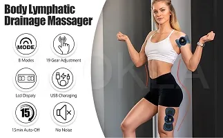 Full Body Mini Butterfly Massager with 8 Modes, 19 Levels Electric Rechargeable Portable Patch for Shoulder, Neck, Arms, Legs, Neck, For Used Men/Women-thumb1