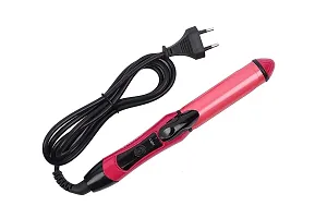 Nova 2 in 1 Hair Straightener and Curler with Ceramic Coated Plate, Hair Straightener and Curler for Women (HAIR STRAIGHTENER)-thumb2