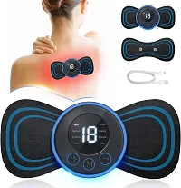 Portable Rechargeble Butterfly Full Body Massager for Pain Relief Neck Massager with EMS Technology Microcurrent Cervical Spine Massager for Body Pain-thumb4