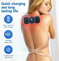 Portable Rechargeble Butterfly Full Body Massager for Pain Relief Neck Massager with EMS Technology Microcurrent Cervical Spine Massager for Body Pain-thumb2