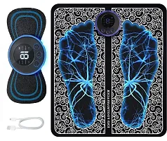 Foot Massager - voltonix Wireless EMS Massage Machine. Rechargeable, portable, and foldable design. 8 modes, 19 intensity levels for ultimate pain relief Foot Massager Pain Relief Wireless-thumb4