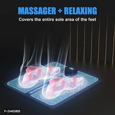 Foot Massager - voltonix Wireless EMS Massage Machine. Rechargeable, portable, and foldable design. 8 modes, 19 intensity levels for ultimate pain relief Foot Massager Pain Relief Wireless