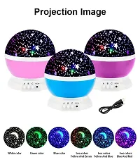 Star Master Rotating 360 Degree Moon Night Light Lamp Projector with Colors and USB Cable,Lamp for Kids Room Night Bulb (Multi Color,Pack of 1,Plastic)-thumb4