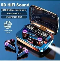 M19 Earbuds with ENC HD+ Calling, Deep Bass, Low Latency Gaming Mode 5.1 Bluetooth Headset  (Black, True Wireless)-thumb1
