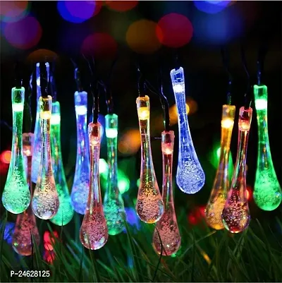 Waterdrop String Lights for Indoor Outdoor Decoration Diwali Light for Party Birthday Diwali Christmas Navratri Valentine Gift Home Decoration Light...-thumb0