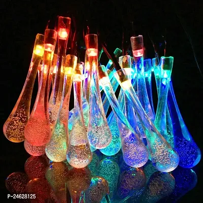 Waterdrop String Lights for Indoor Outdoor Decoration Diwali Light for Party Birthday Diwali Christmas Navratri Valentine Gift Home Decoration Light...-thumb4