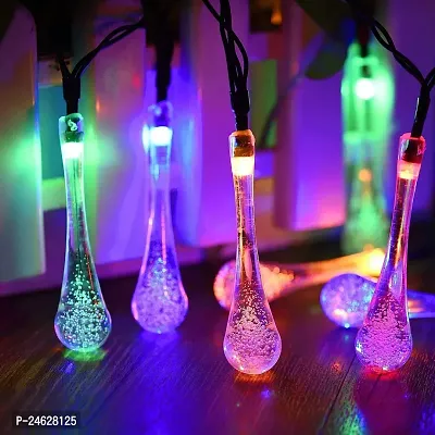 Waterdrop String Lights for Indoor Outdoor Decoration Diwali Light for Party Birthday Diwali Christmas Navratri Valentine Gift Home Decoration Light...-thumb5