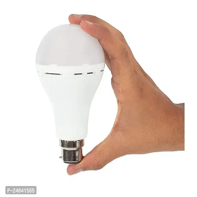 12 Watt Inverter Bulb LED Bulb Light Rechargeable Emergency, AC/DC Bulb Color White-thumb0