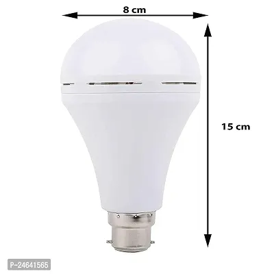 12 Watt Inverter Bulb LED Bulb Light Rechargeable Emergency, AC/DC Bulb Color White-thumb2