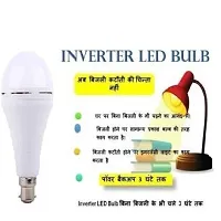 12 Watt Inverter Bulb LED Bulb Light Rechargeable Emergency, AC/DC Bulb Color White-thumb2