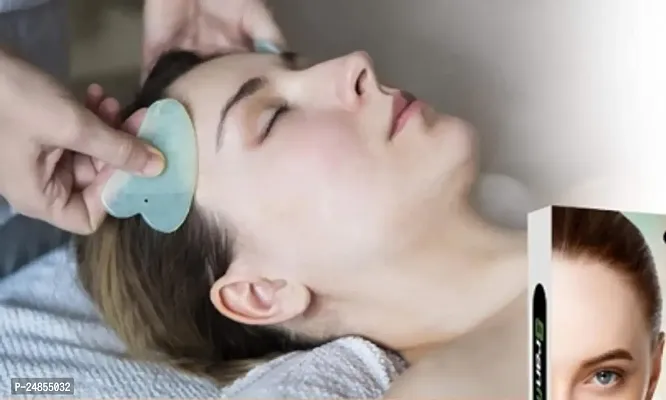 Face Massager for Women | GuaSha Stone and Jade Roller for Face Massage | Face Massager  Face Roller for Women-thumb5