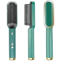 Hair Straightener, Hair Straightener Comb for Women  Men, Hair Styler, Straightener Machine Brush/PTC Heating Electric Straightener with 5 Temperature (Comb Hair Straightener)-thumb3