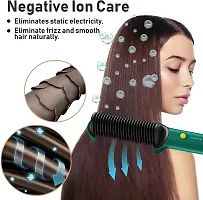 Hair Straightener, Hair Straightener Comb for Women  Men, Hair Styler, Straightener Machine Brush/PTC Heating Electric Straightener with 5 Temperature (Comb Hair Straightener)-thumb2