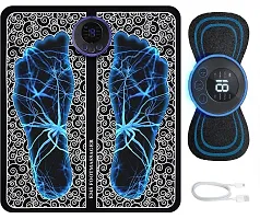 Foot Massager-Yogimooni Wireless Ems Massage Machine,Rechargeable,Portable,Foldable Design. 8 Modes,19 Intensity Levels For Ultimate Pain Relief Foot Massager Pain Relief Wireless,New-2024-thumb2