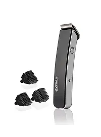 Nova Trimmer NS-216 Rechargeable Cordless Men Trimmer Shaver Machine for Beard  Hair Styling For Men (Multi-color), 3 Extra Clips (Black)-thumb4