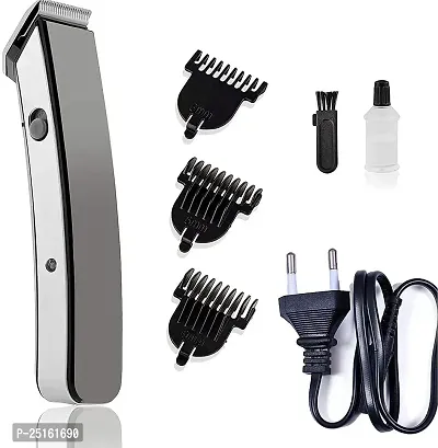 Nova Trimmer NS-216 Rechargeable Cordless Men Trimmer Shaver Machine for Beard  Hair Styling For Men (Multi-color), 3 Extra Clips (Black)-thumb0