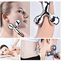 Ice Roller and 3D Massager Roller Set Facial Combo For Face Skin Eye Body-thumb3