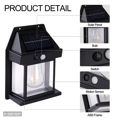 New Wireless Dusk to Dawn Motion Sensor LED Wall Sconce, Solar Light Outdoor Wall Light, Solar Lamp with Motion Sensor, Waterproof Outdoor Lamp-thumb3