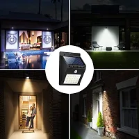 SSECC - 20 Led Solar Motion Sensor Light, Plastic Outdoor Weatherproof for Driveway Garden Path Yard Outdoor, Home Decoration White (Pack of 2)-thumb3