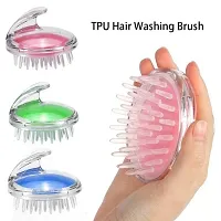 Scalp Massager Exfoliator Shampoo Brush with Soft Silicone Bristles-thumb2