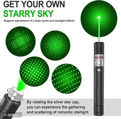 Green Laser Light Pen for Presentation with Adjustable Cap to Change Project Design