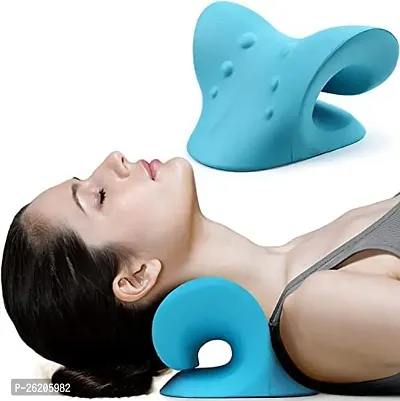 Neck Relaxer | Cervical Pillow for Neck and Shoulder Pain | Cervical Traction Device for Neck Pain Relief Product Kit | Neck Cloud Massager-thumb0